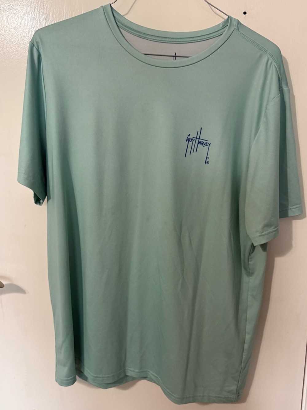 Guy Harvey Short Sleeve Performance Tee in Seafoam Green
